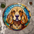 Cocker Spaniel Golden Glass Suncatcher Worktop Saver